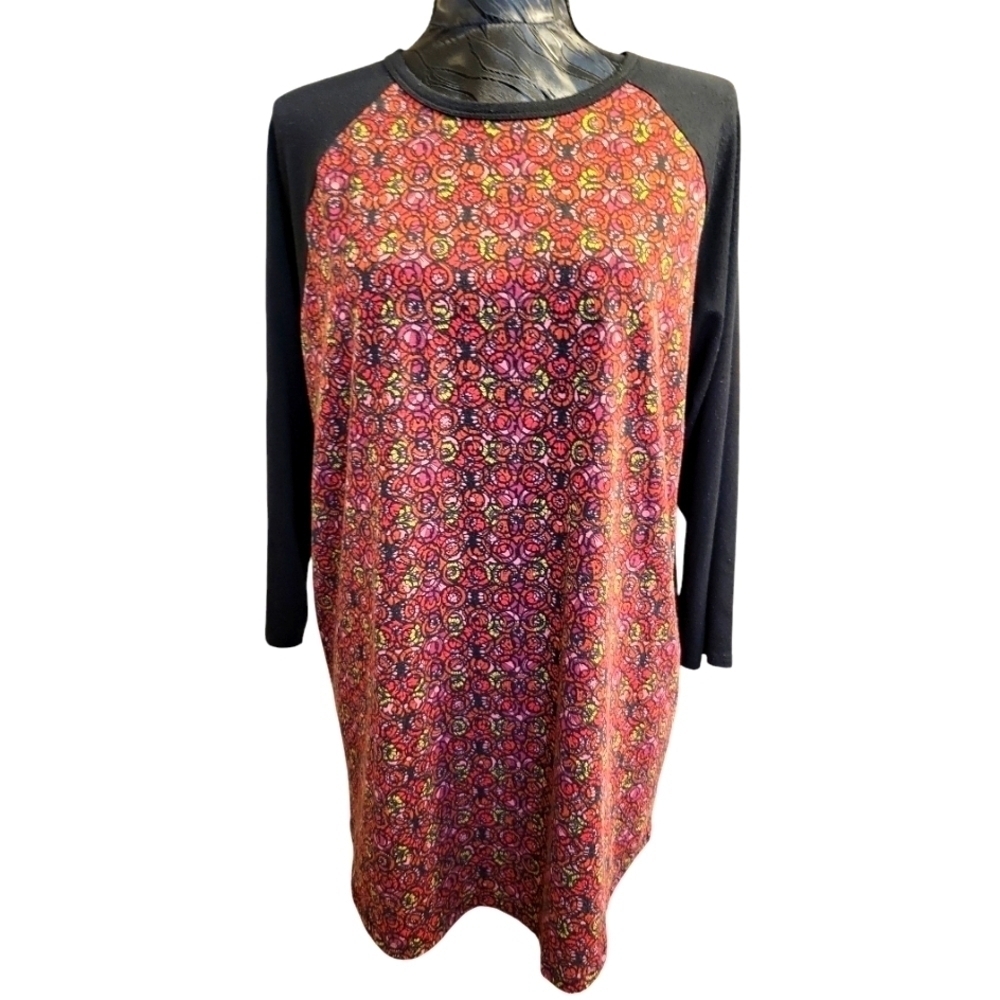 Lularoe XL Randy style baseball style sleeve